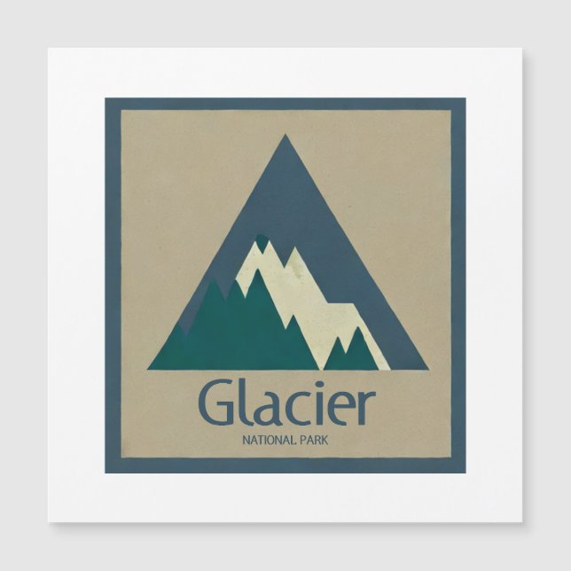 Glacier National Park Rustic (Voorkant)