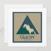 Glacier National Park Rustic (Voorkant / Achterkant)
