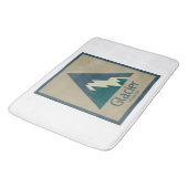Glacier National Park Rustic Badmat (Gekanteld)