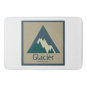 Glacier National Park Rustic Badmat (Voorkant)