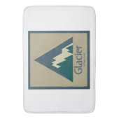 Glacier National Park Rustic Badmat (Voorkant Verticaal)