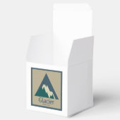 Glacier National Park Rustic Bedankdoosjes (Geopend)