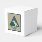 Glacier National Park Rustic Bedankdoosjes (Achterkant)