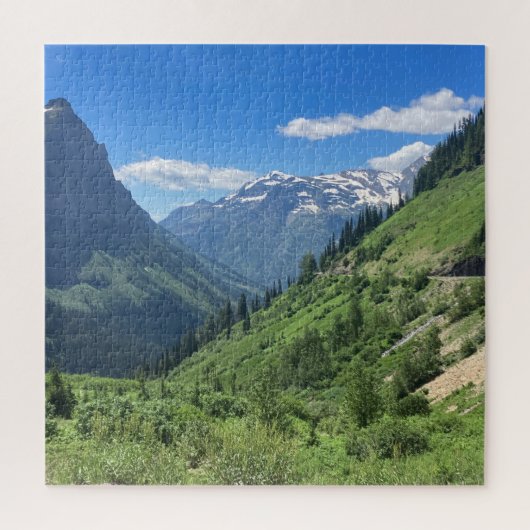 Glacier National Park Schilderachtig berg puzzel Legpuzzel (Verticaal)