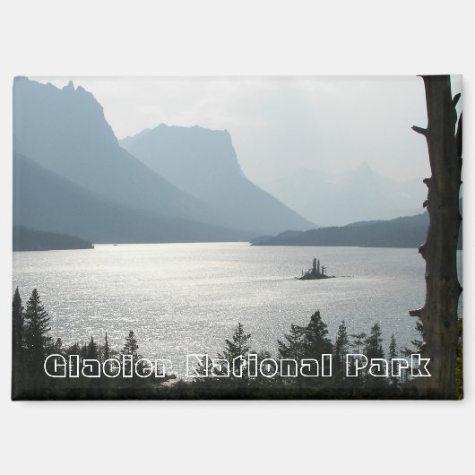 Glacier National Park Schilderachtig landschap Magneet (Voorkant)