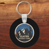 Glacier National Park Sleutelhanger (Voorkant)