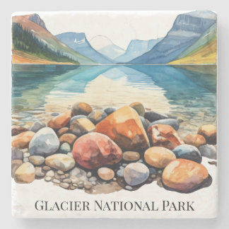 Glacier National Park Stone Onderzetter