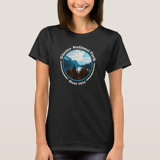 Glacier National Park T-shirt (Voorkant)