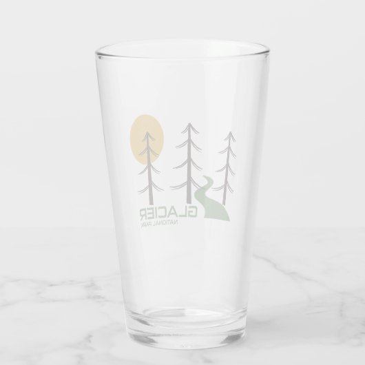 Glacier National Park Trail Glas (Achterkant)