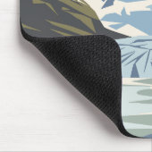 Glacier National Park Travel Art Muismat (Hoek)