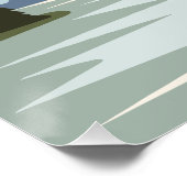 Glacier National Park Travel Art Perfect Poster (Hoek)