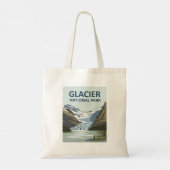 Glacier National Park Travel Art Tote Bag (Achterkant)