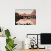 Glacier National Park, Two Medicine Lake, Poster (Thuiskantoor)