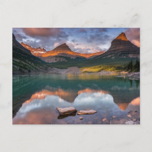 Glacier National Park USA Briefkaart (gletsjer 6) (Voorkant)