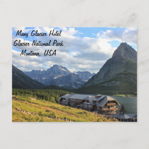 Glacier National Park - Veel Glacier Hotel Briefkaart