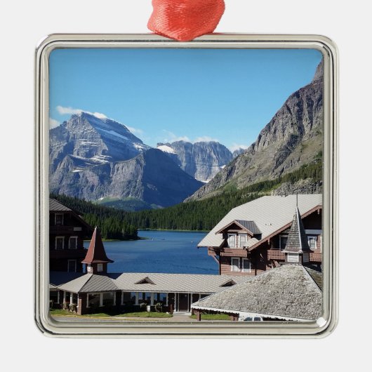 Glacier National Park Veel gletsjer Metalen Ornament (Voorkant)