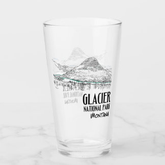 Glacier National Park Verborgen Meer Montana Glas