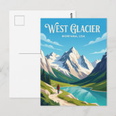 Glacier National Park VS Briefkaart (Voorkant / Achterkant)