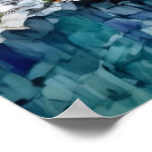 Glacier National Park Waterverf Poster (Hoek)