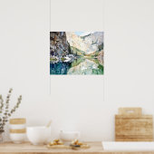 Glacier National Park Waterverf Poster (Keuken)