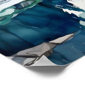 Glacier National Park Waterverf Poster (Hoek)