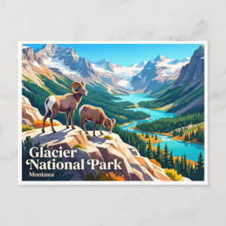 Glacier National Park Whitefish Montana Briefkaart
