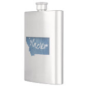 Glacier National Park Wood Grain Flacon (Links)