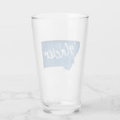 Glacier National Park Wood Grain Glas (Achterkant)