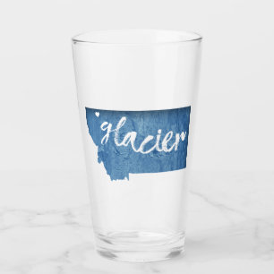 Glacier National Park Wood Grain Glas