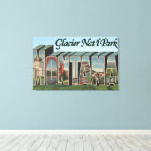 Glacier Nat'l Forest, Montana Canvas Afdruk (Insitu (Houten vloer))