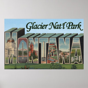 Glacier Nat'l Forest, Montana Poster