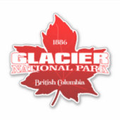 Glacier NP (Canada) (voorbeeldblad) Sticker (Voorkant)