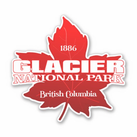 Glacier NP (Canada) (voorbeeldblad) Sticker
