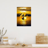 Glacier NP Geometric Poster (Keuken)