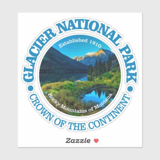 Glacier NP Sticker (Vel)