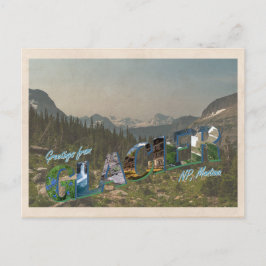 Glacier NP  stijl Briefkaart