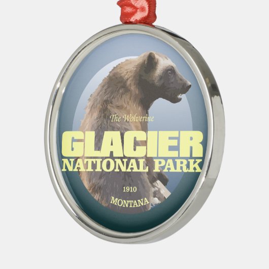 Glacier NP (Wolverine) WT Metalen Ornament (Links)