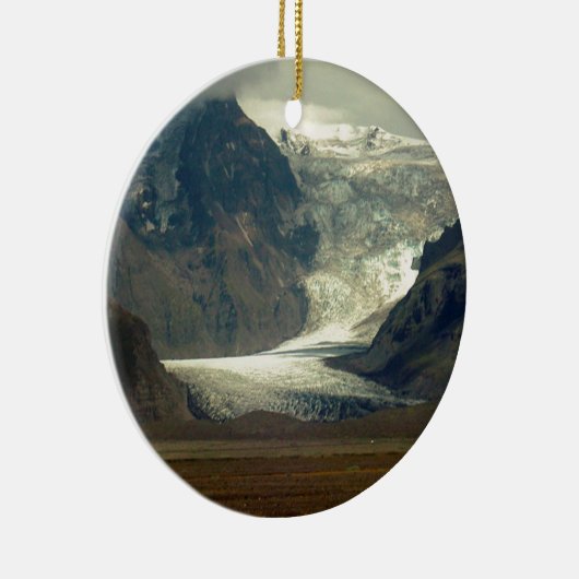 Glacier on Iceland Ornament (Rechts)