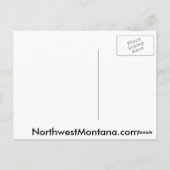 Glacier Park Montana Briefkaart (Achterkant)