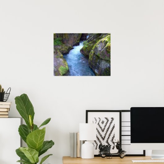 Glacier Park Poster (Thuiskantoor)