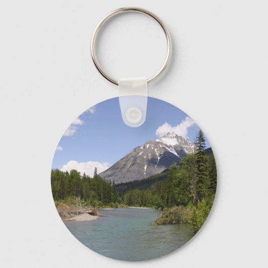 Glacier Park Rivers and Peaks Sleutelhanger (Voorkant)