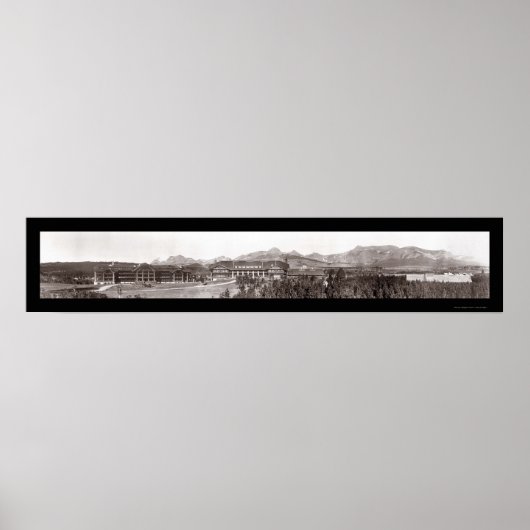 Glacier Park Sunrise Foto 1916 Poster (Voorkant)