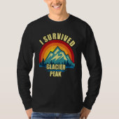 Glacier Peak Hiking Mountian Climbing T-shirt (Voorkant)