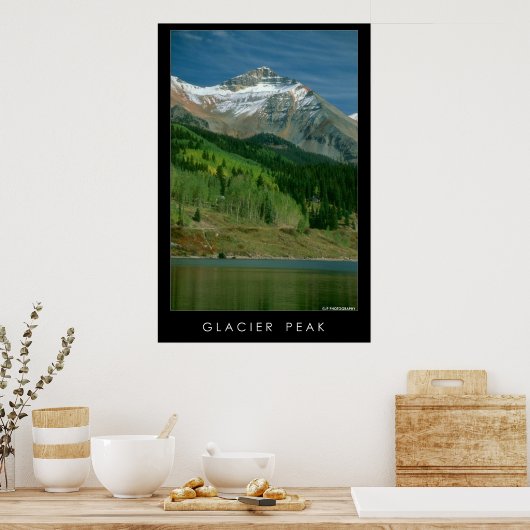 Glacier Peak Poster (Keuken)