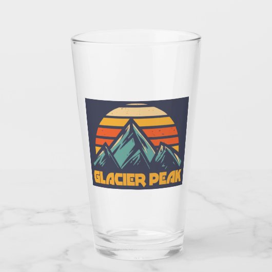Glacier Peak Retro Turquoise Glas (Voorkant)