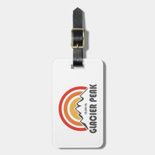 Glacier Peak, Washington Bagagelabel (Voorkant verticaal)