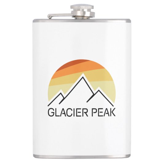Glacier Peak Washington Retro Heupfles (Voorkant)