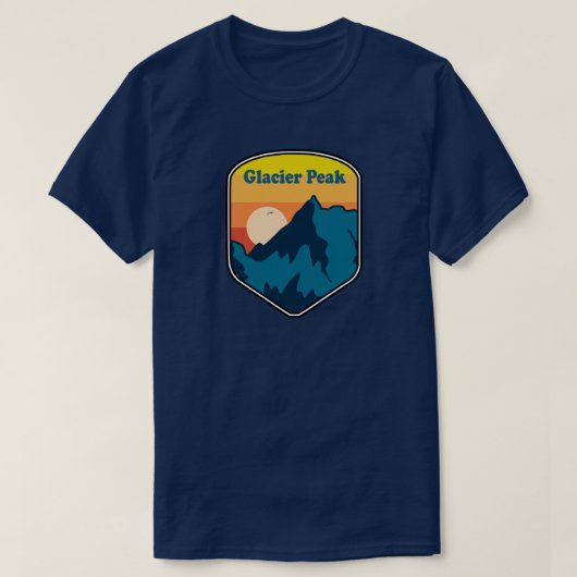 Glacier Peak Washington Sunrise T-shirt (Design voorkant)
