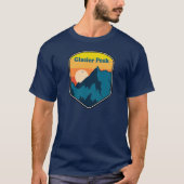 Glacier Peak Washington Sunrise T-shirt (Voorkant)