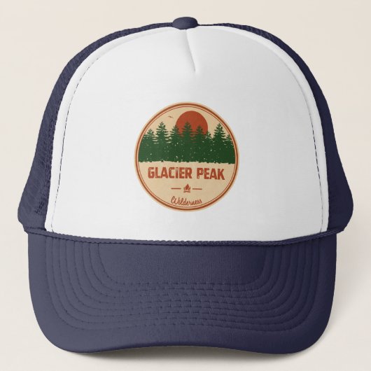 Glacier Peak Wilderness Trucker Pet (Voorkant)